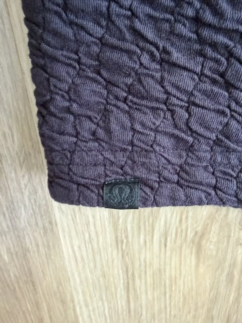 Lululemon Rippled Full Zip Jacket Black Sz 6